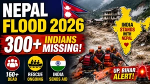 नेपाल में विनाशकारी फ्लैश फ्लड के बाद राहत और बचाव अभियान जारी, 300 से ज्यादा भारतीयों के लापता होने की रिपोर्ट।